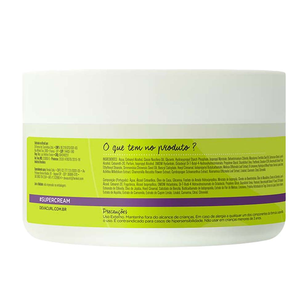Creme Modelador Deva Curl Creme de Coco para Cachos 250g