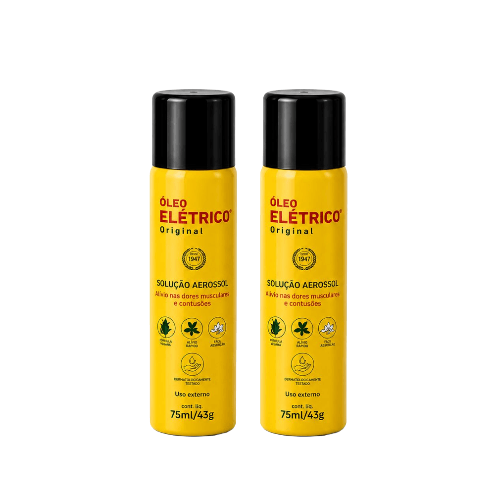 Kit 2 Óleo Elétrico Original Em Aerosol 75ml