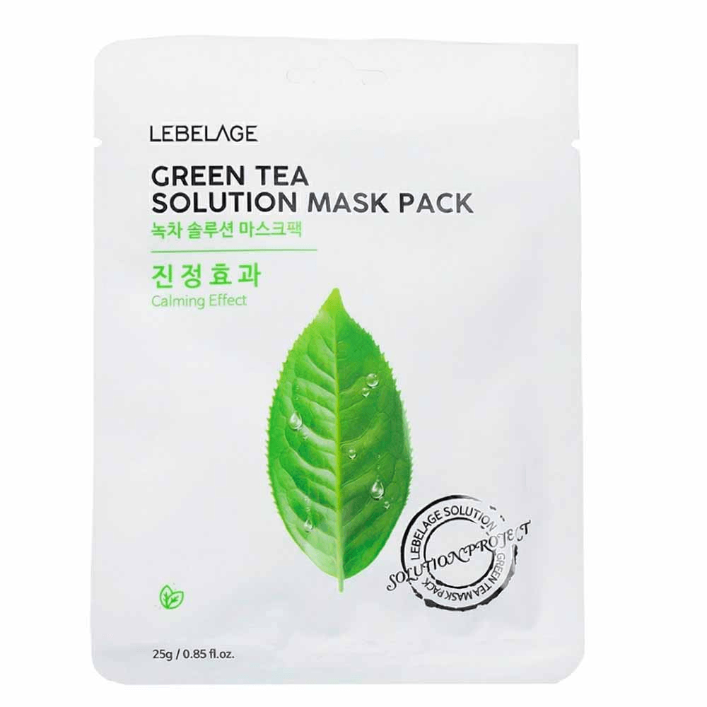 Máscara Facial Chá Verde Lebelage 1 Unidade