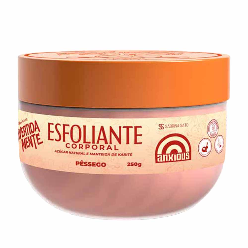 Esfoliante Corporal Divertidamente Sabrina Sato Ansiedade Cia Beauty 250g