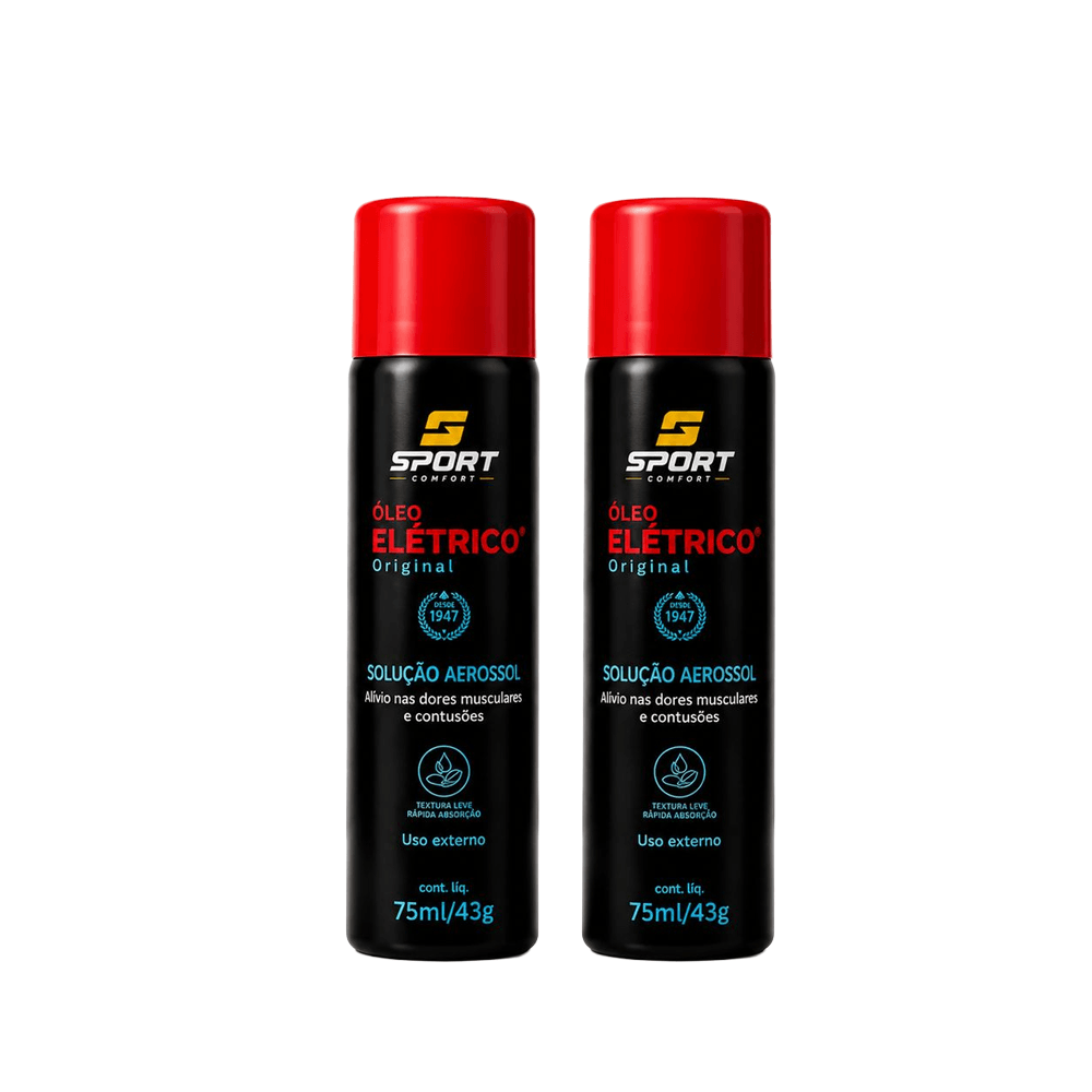Kit 2 Sport Confort Óleo Elétrico Original 75ml