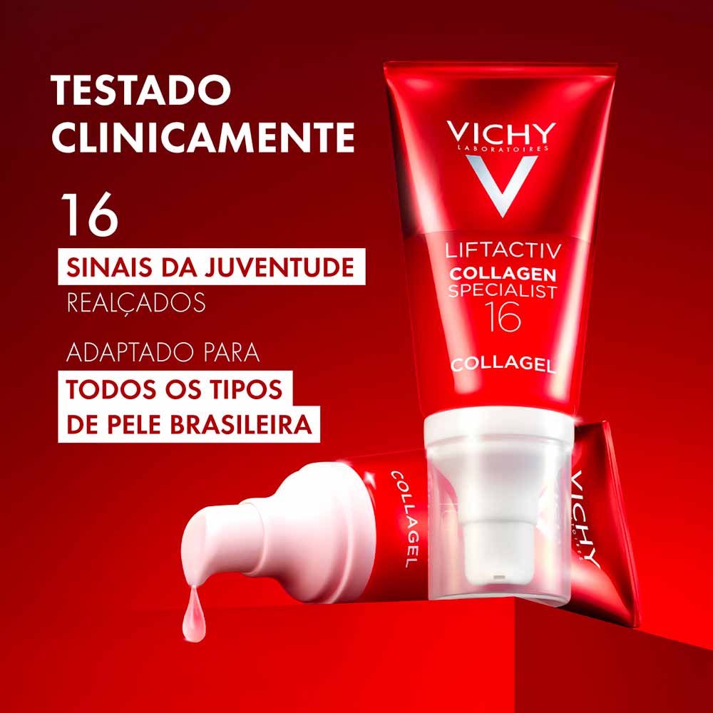 Gel Hidratante Facial Liftactiv Colágeno Specialist 16 Collagel Vichy 50g