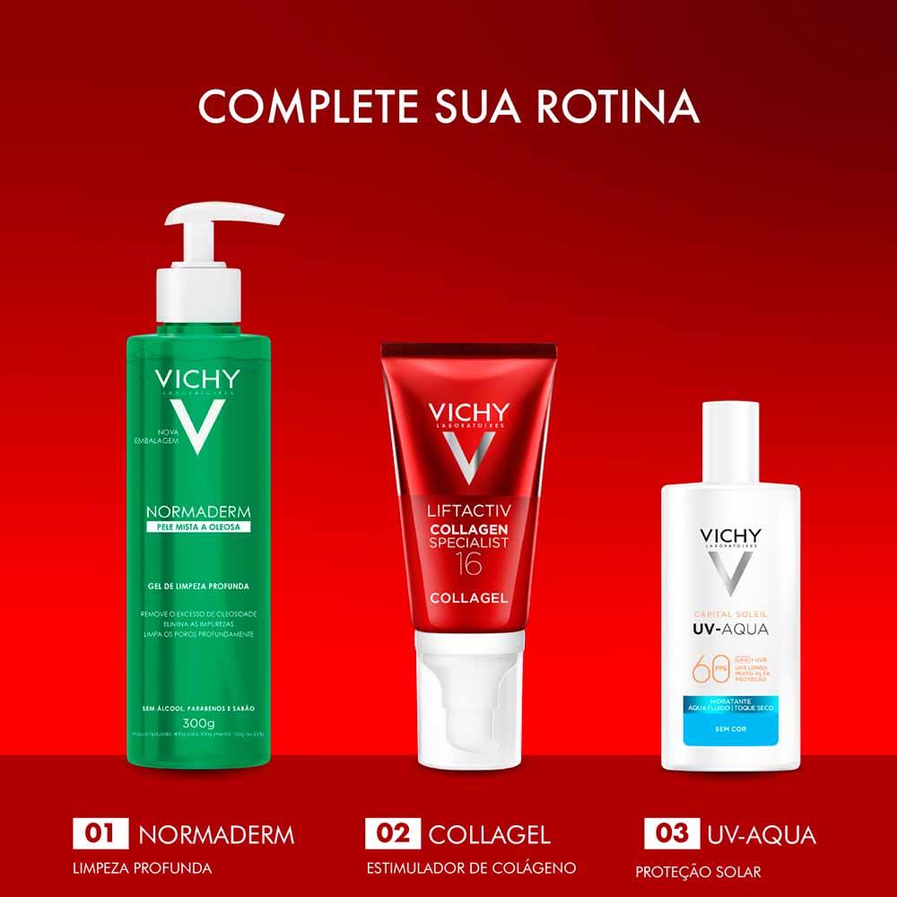 Gel Hidratante Facial Liftactiv Colágeno Specialist 16 Collagel Vichy 50g