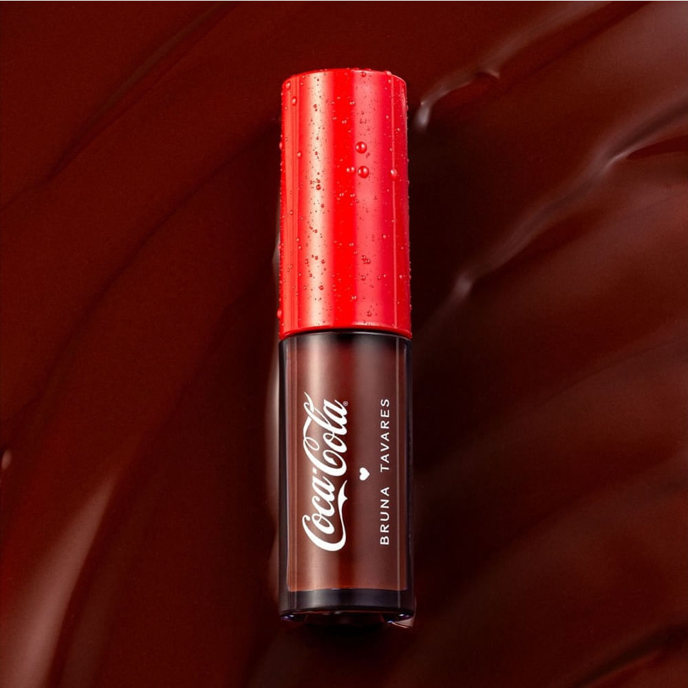 Gloss Labial Coca-Cola Bruna Tavares Cor Brown Fizz