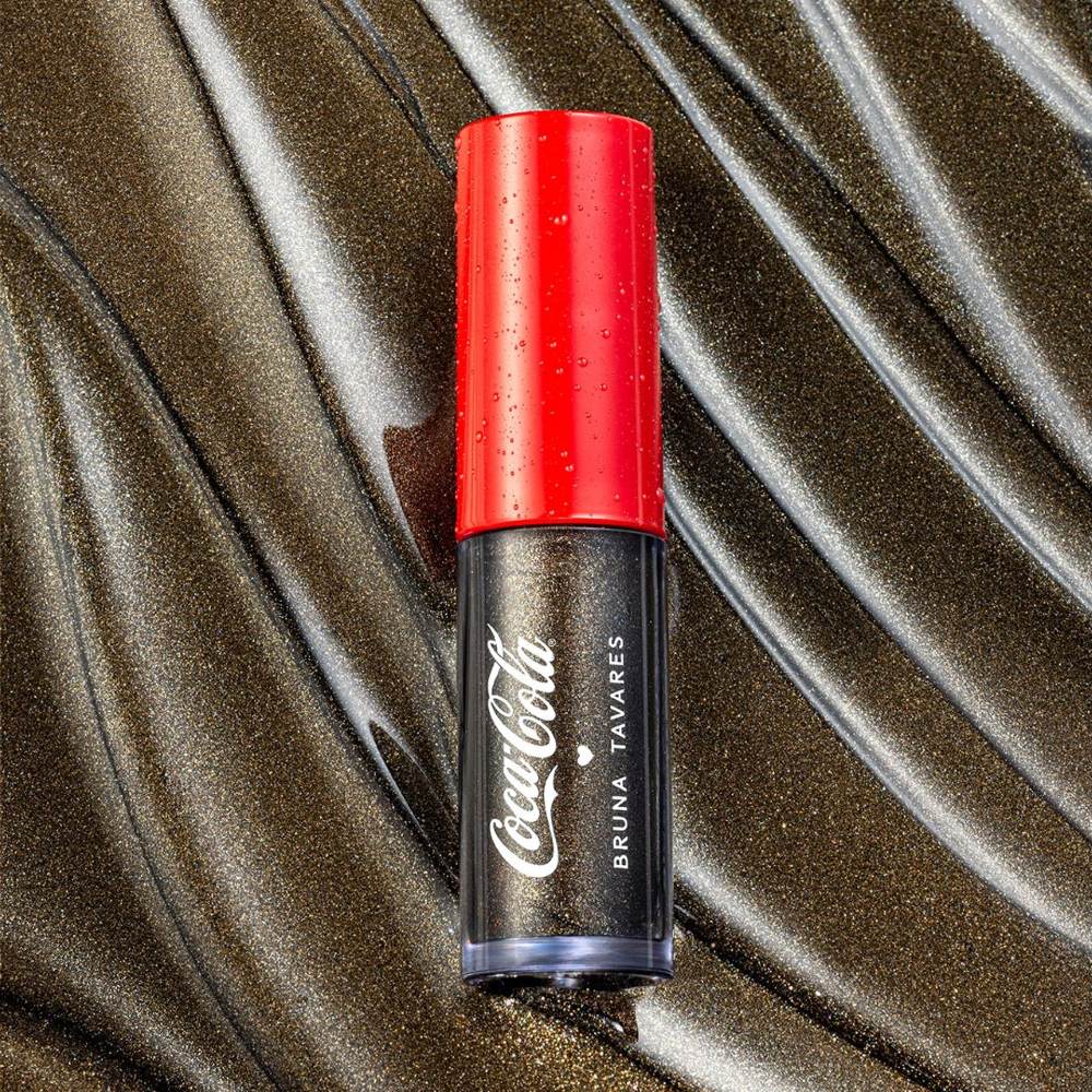 Gloss Labial Coca-Cola Bruna Tavares Cor Black Bubbles