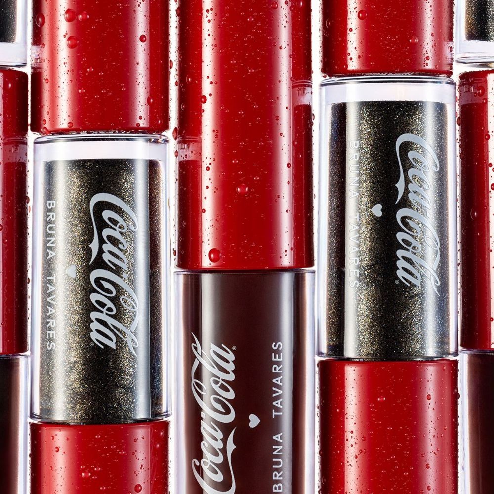 Gloss Labial Coca-Cola Bruna Tavares Cor Black Bubbles