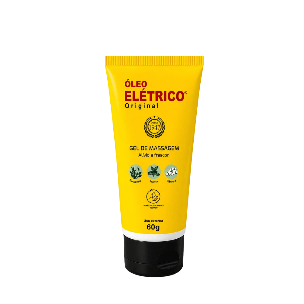 Gel Óleo Elétrico Original  Massagem 60g