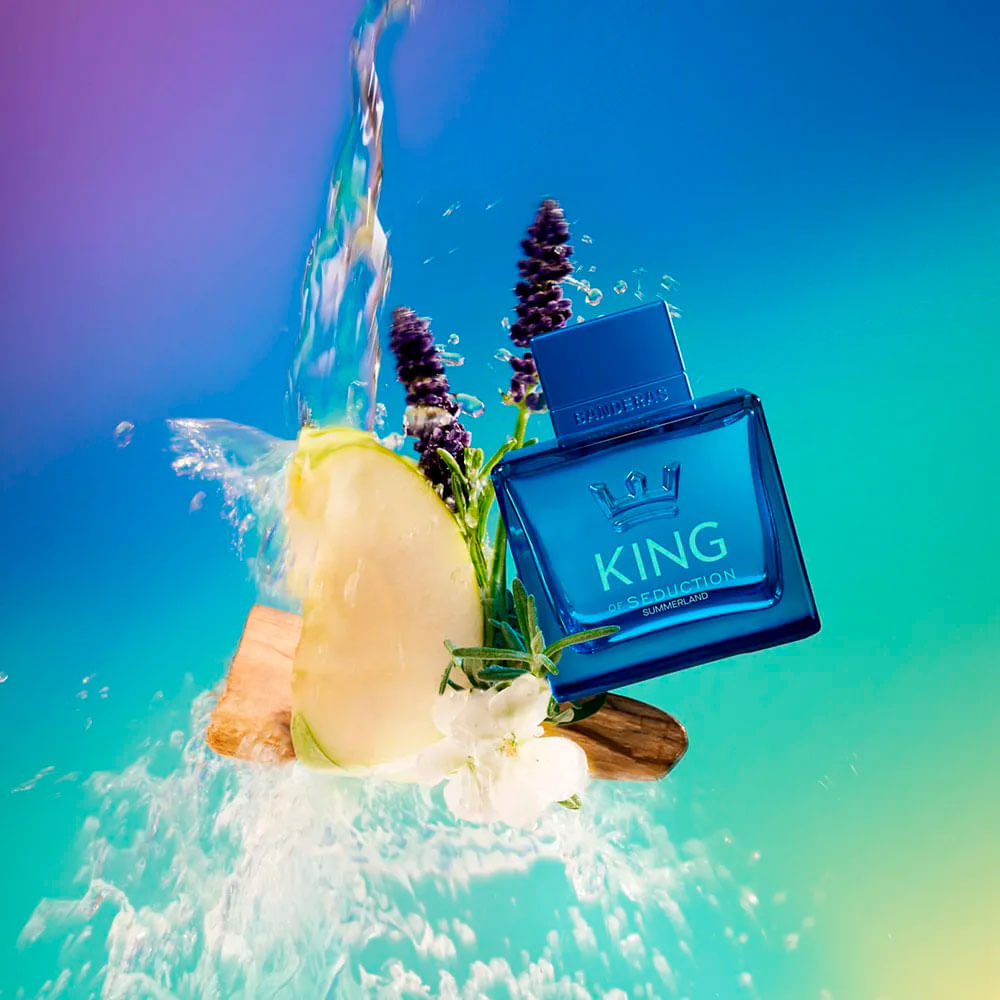 Perfume Masculino King Of Seduction Summerland Eau de Toilette Banderas 100ml