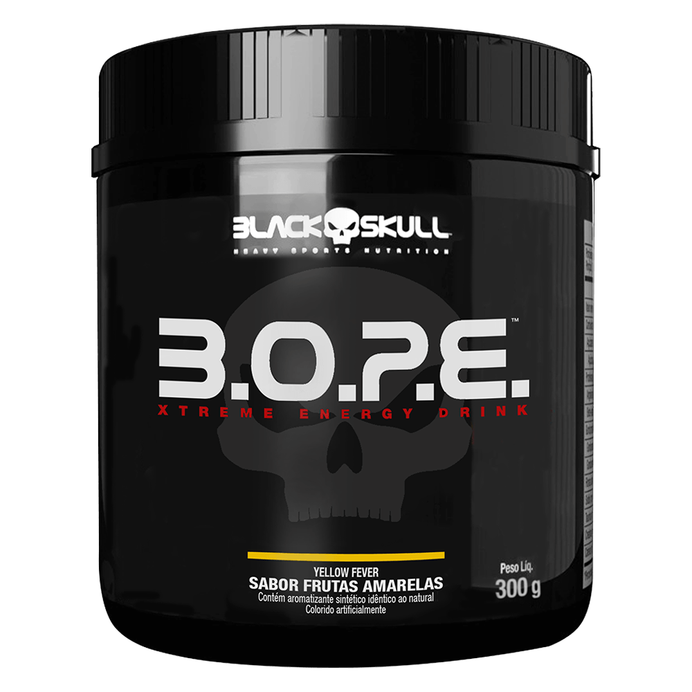 Pré-treino B.O.P.E Black Skull Frutas Amarelas 300g