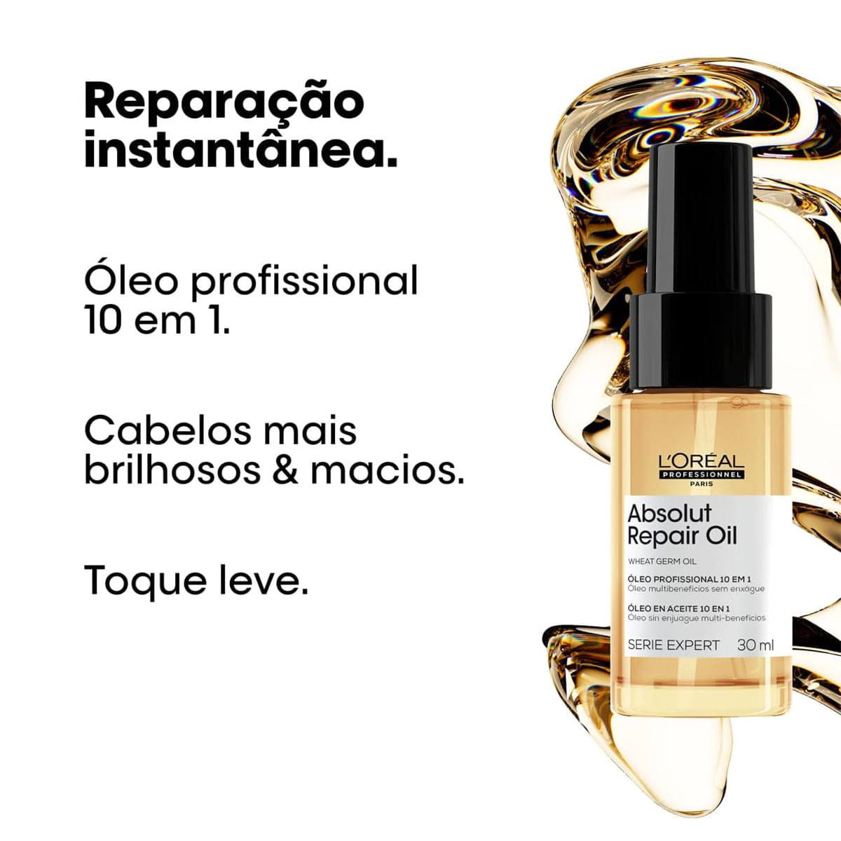 Kit L'Oréal Professionnel Refil Shampoo Pro Longer Duo 240ml + Condicionador Pro Longer Duo 200ml + Óleo Reparador 30ml
