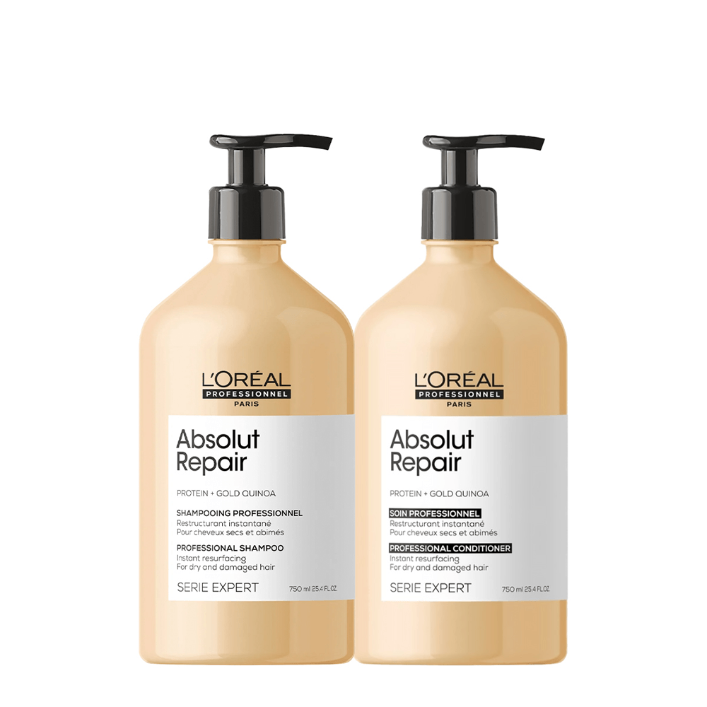 Kit L'Oréal Professionnel Absolut Repair Shampoo 750ml  + Condicionador 750ml
