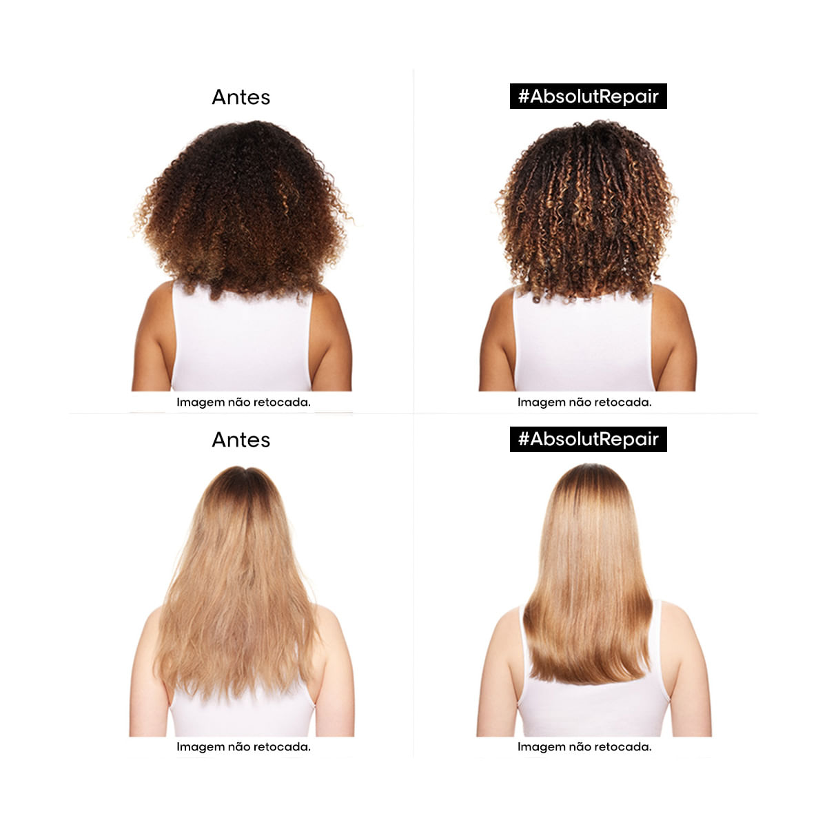 Kit Absolut Repair Gold L'Oréal Professionnel Refil Shampoo 240ml + Condicionador 750ml