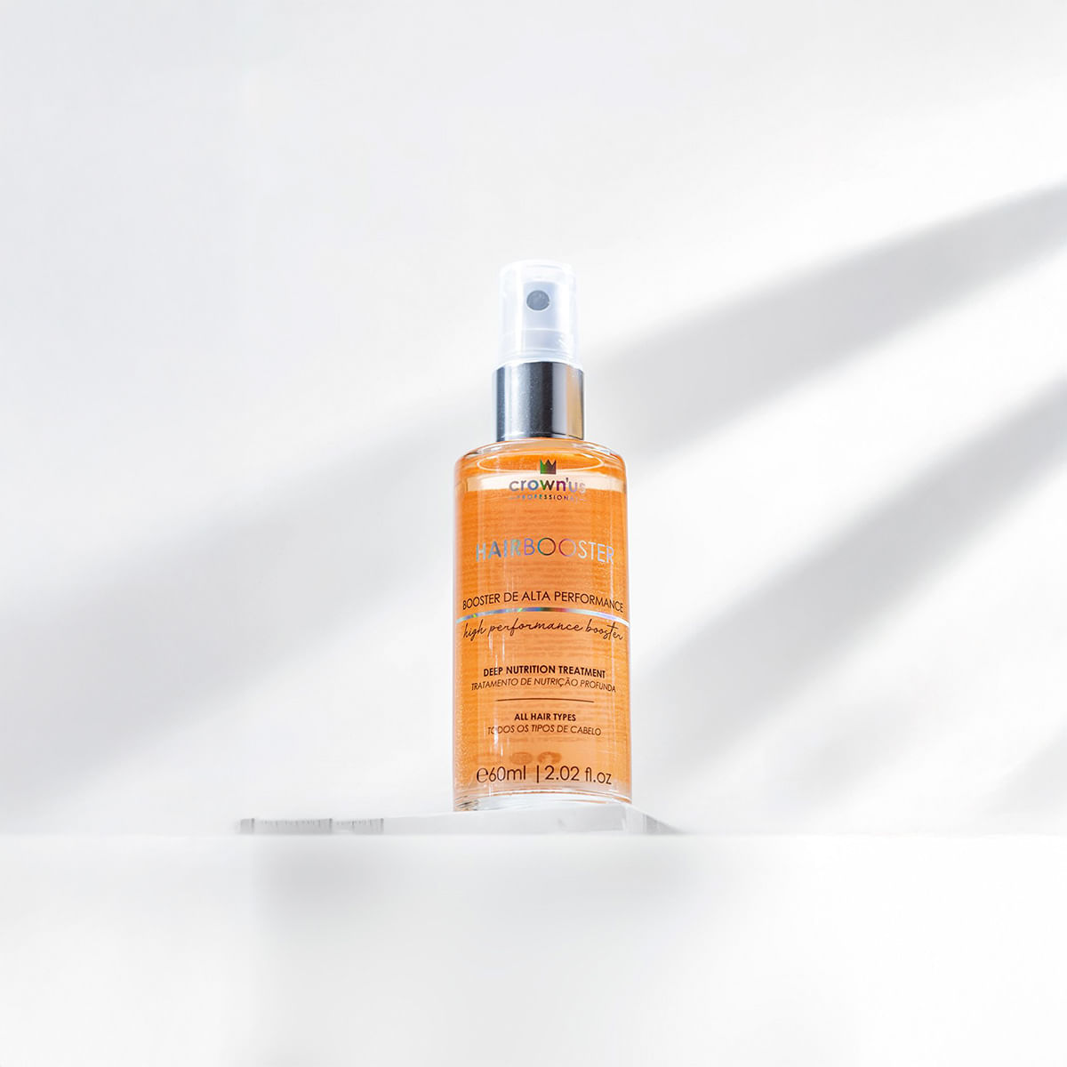 Fluído Capilar Hair Booster Crown'us Professional 60ml