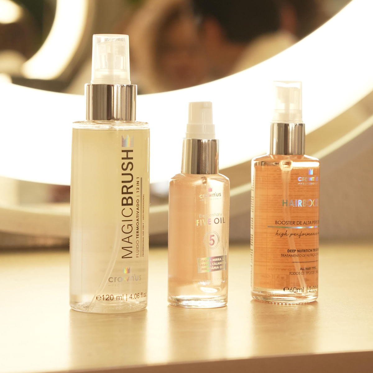 Fluído Capilar Hair Booster Crown'us Professional 60ml