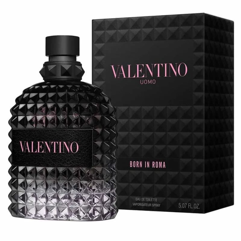 Perfume Masculino Born In Roma Uomo Valentino Eau de Toilette 150ml