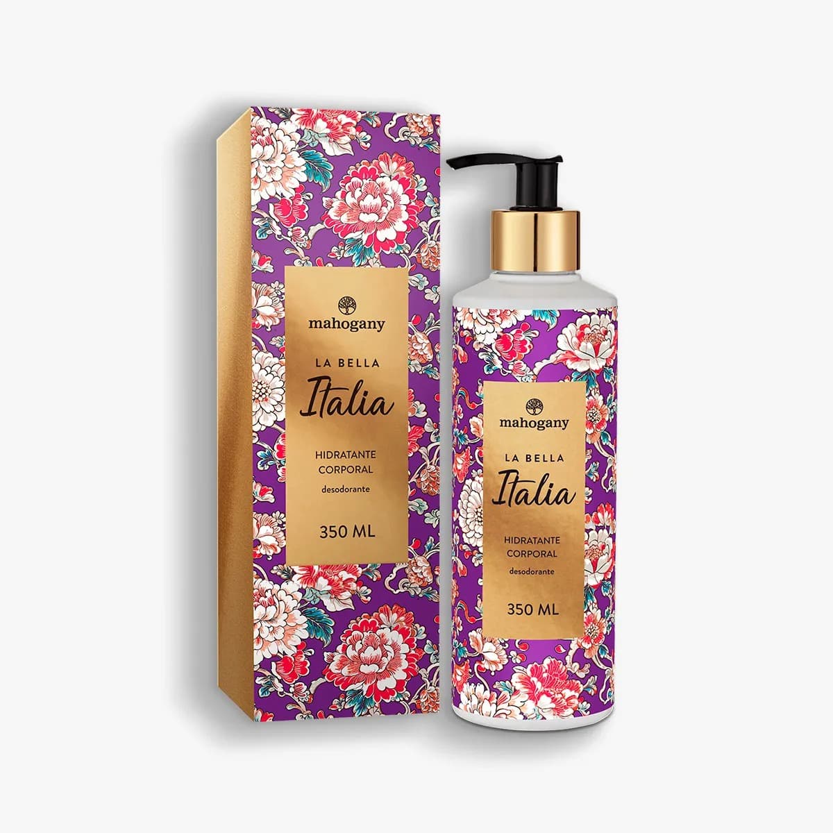 Hidratante Corporal La Bella Italia Mahogany 350ml