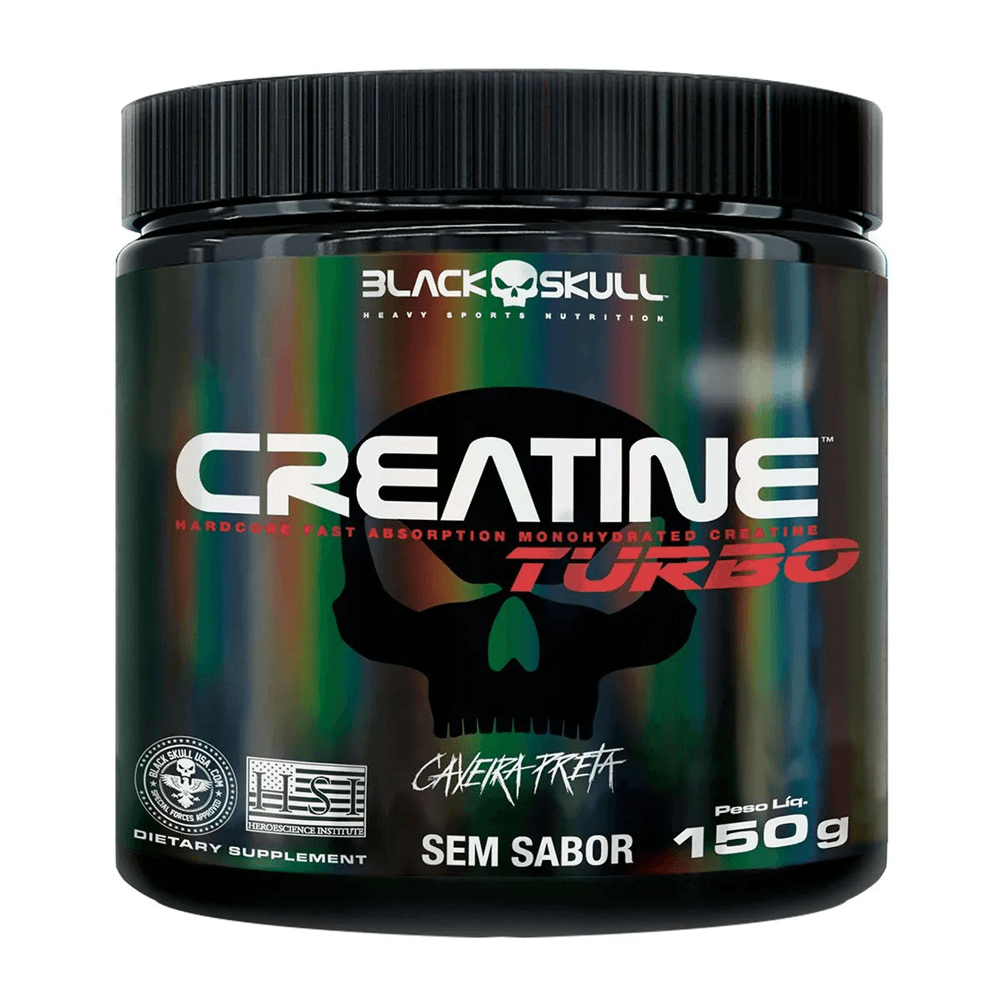 Creatina Turbo Black Skull Sem Sabor 150g