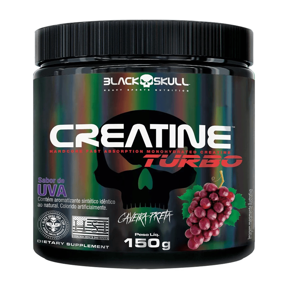 Creatina Turbo Black Skull Uva 150g