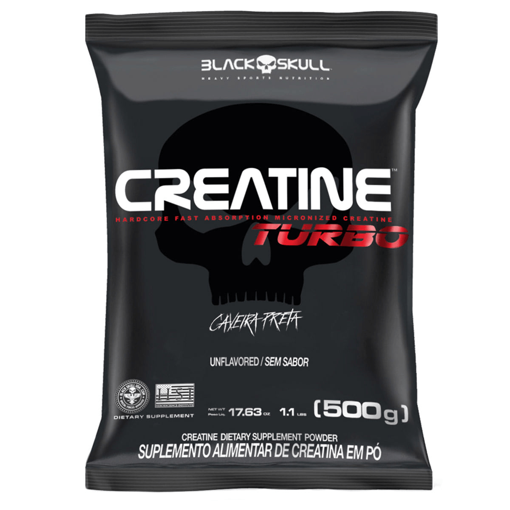 Creatine Turbo Black Skull Refil 500g