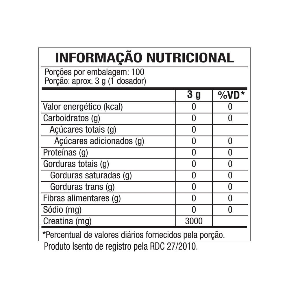 Creatine Creatina Monohidratada Black Skull 300g