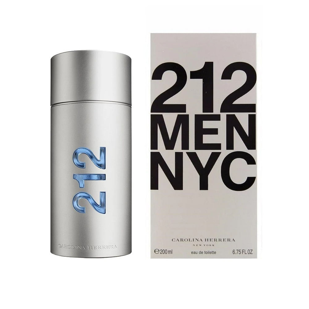 Perfume Masculino 212 Men NYC de Carolina Herrera Eau de Toilette 200ml