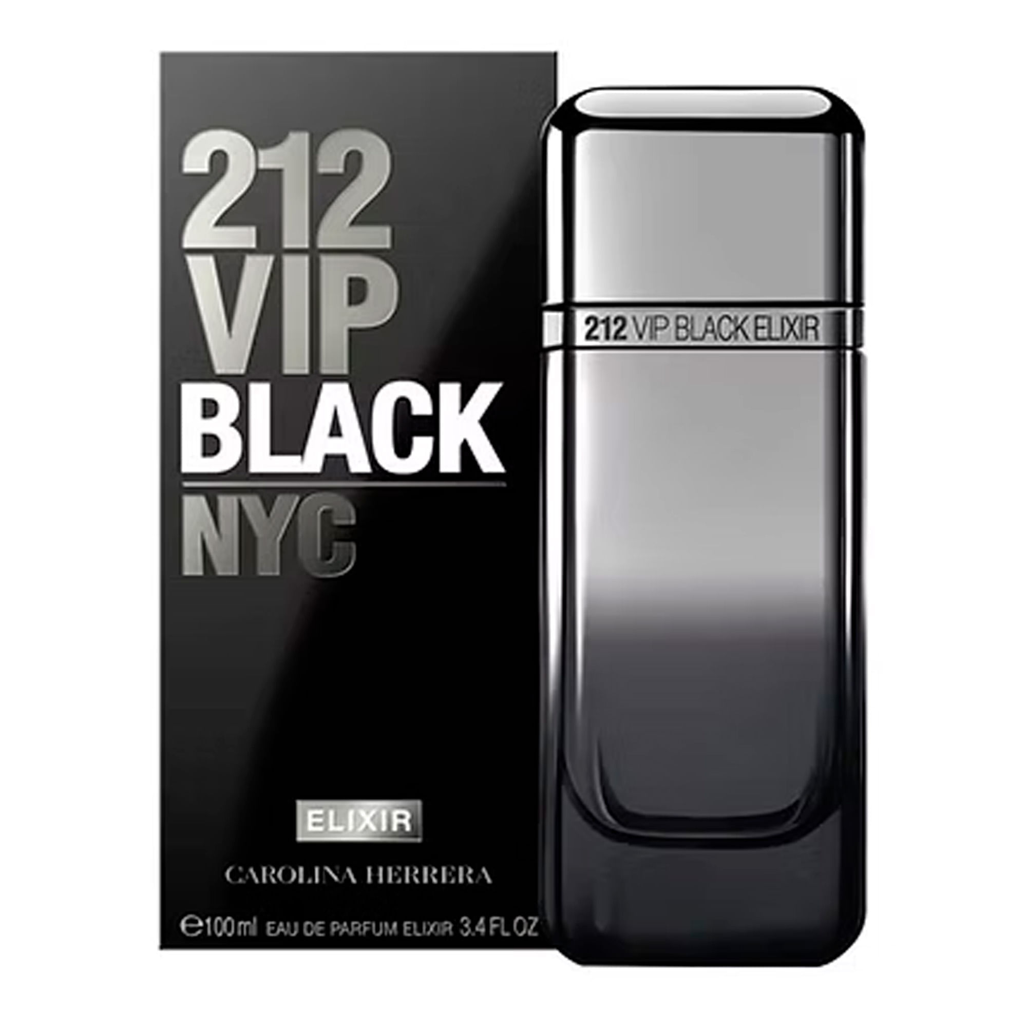 Perfume Masculino 212 Vip Black Elixir Carolina Herrera Eau De Parfum 100ml