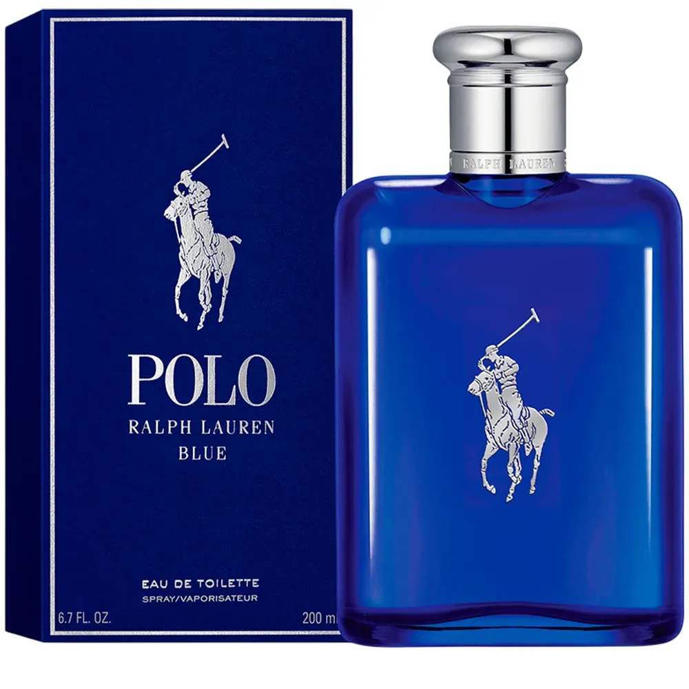 Perfume Masculino Polo Blue Ralph Lauren Eau De Toilette 200ml