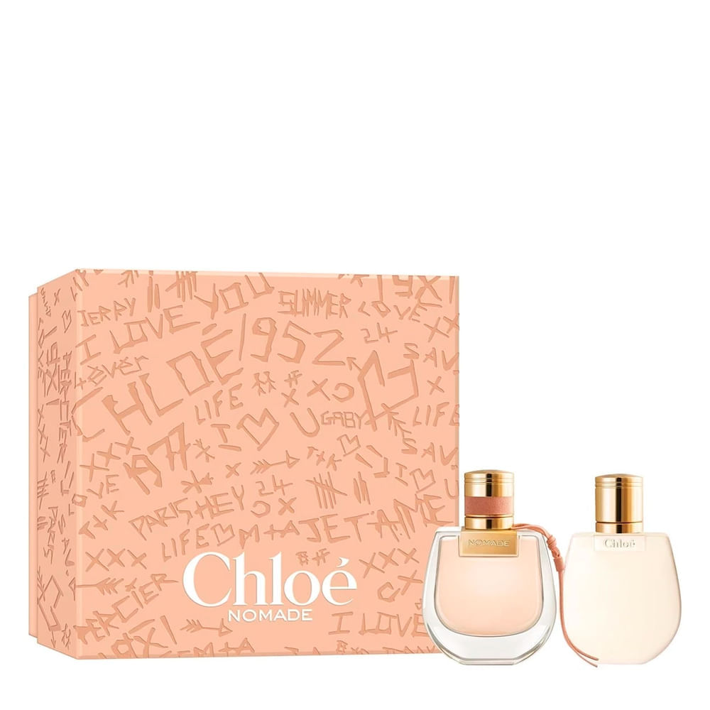 Kit Chloé Nomade Perfume Feminino Eau de Parfum 50ml + Body Lotion 100ml