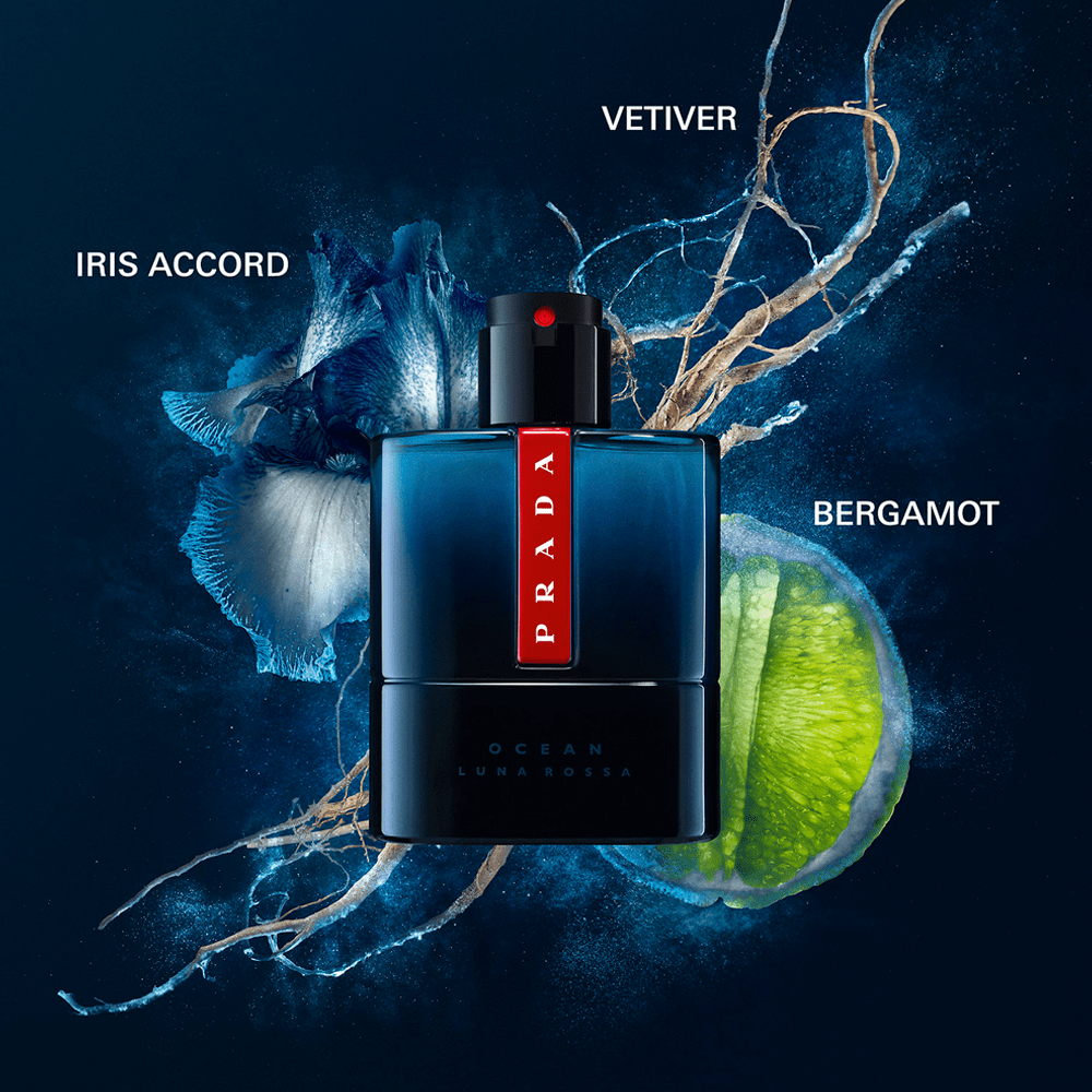 Perfume Masculino Prada Luna Rossa Ocean Eau De Toilette 100ml