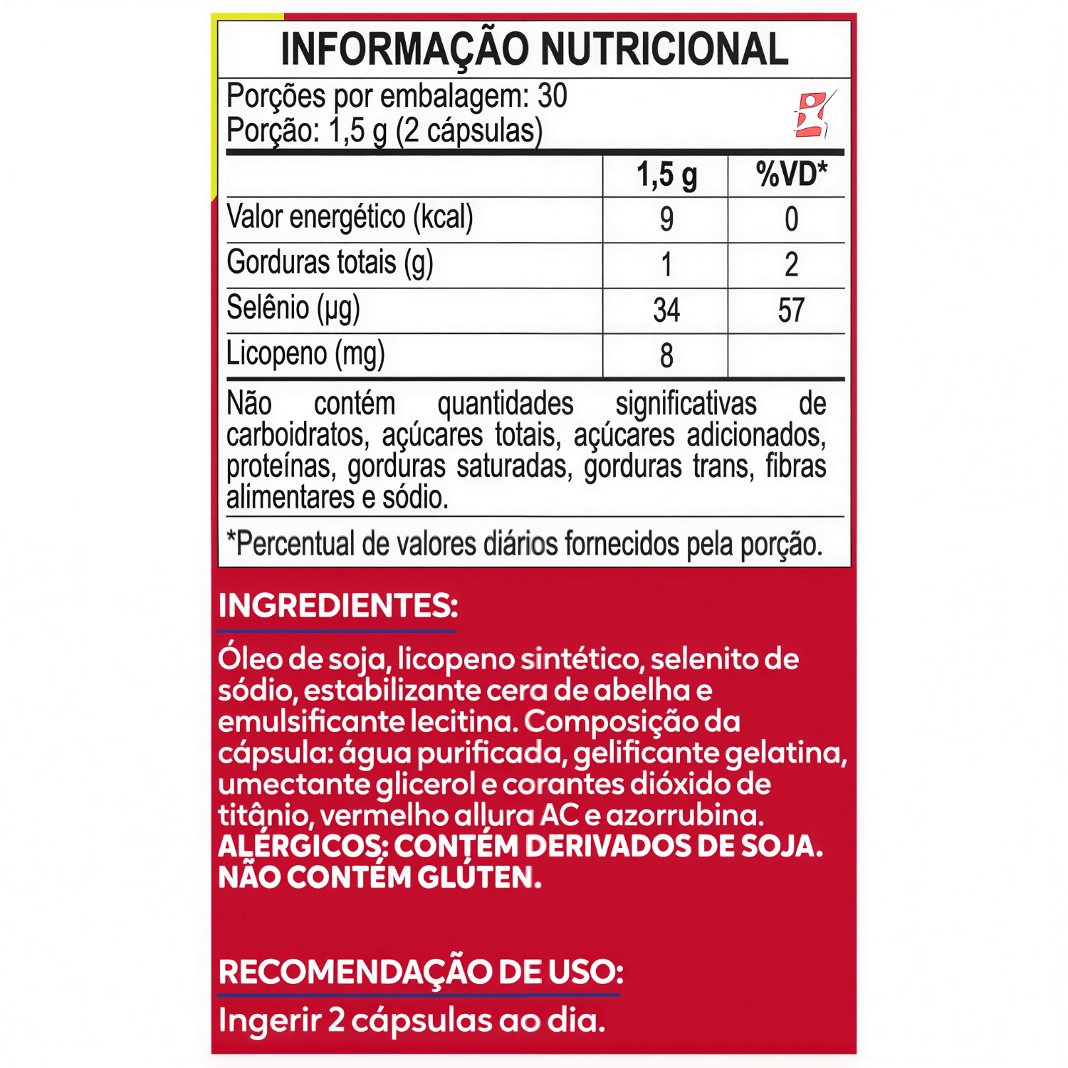Licopeno Com Selênio Maltta Nutrition 60 Cápsulas