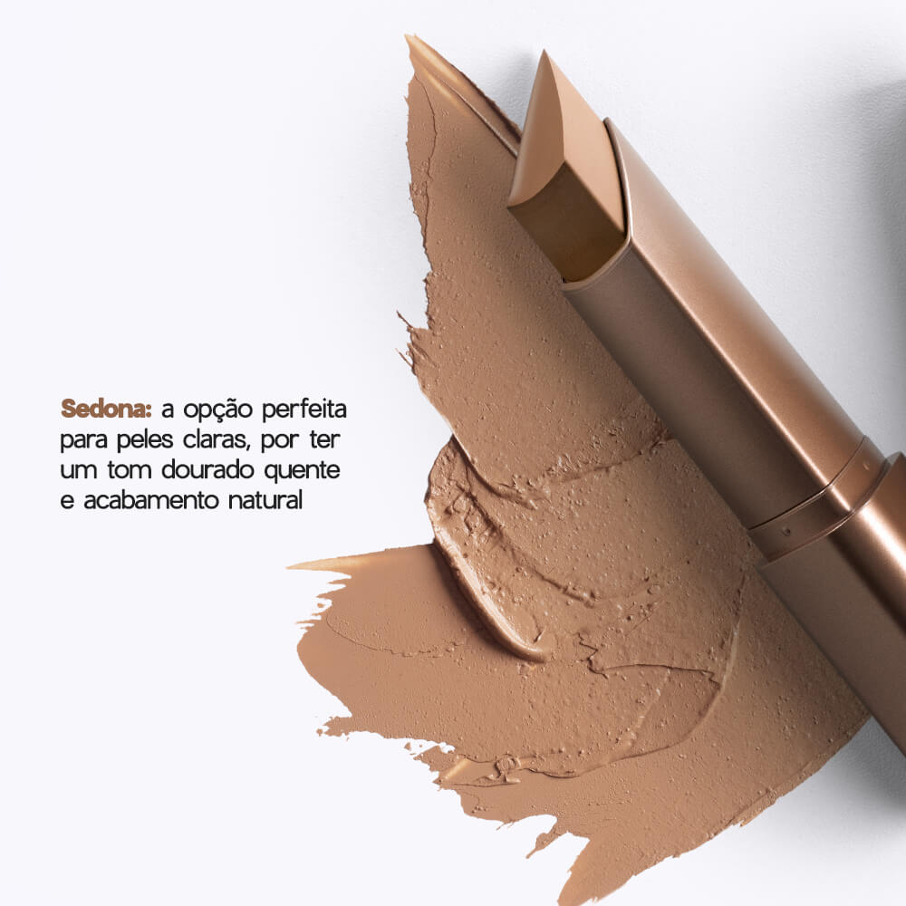 Bronzer em Bastão Sedona Océane 8g Cor Marrom Claro