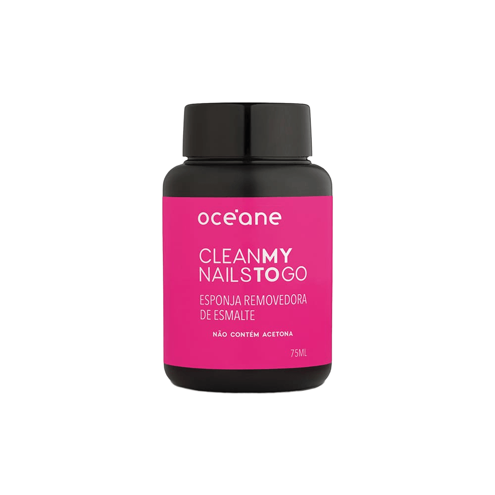 Esponja Removedora De Esmalte Clean My Nails To Go Oceane 75ml