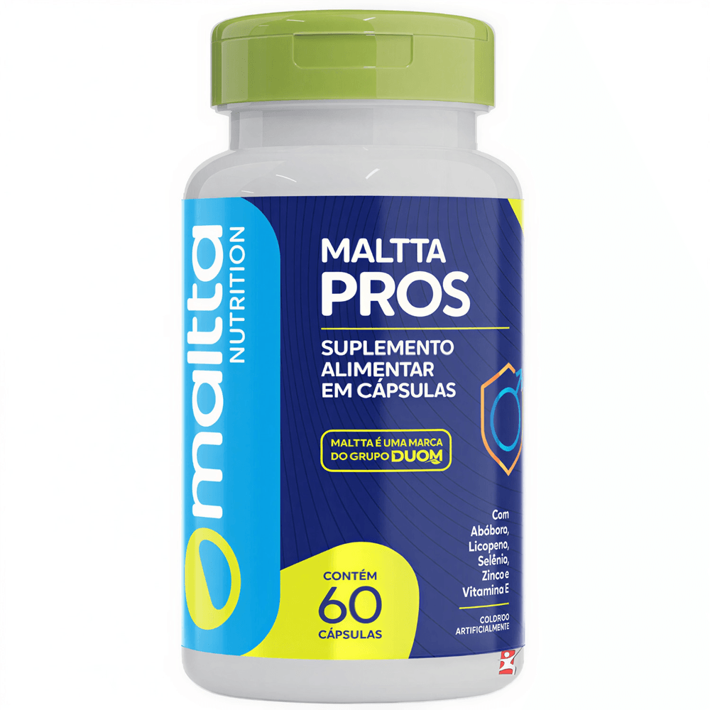 Maltta Pros Abóbora + Licopeno + Selênio + Zinco + Vitamina E Maltta Nutrition 60 Cápsulas