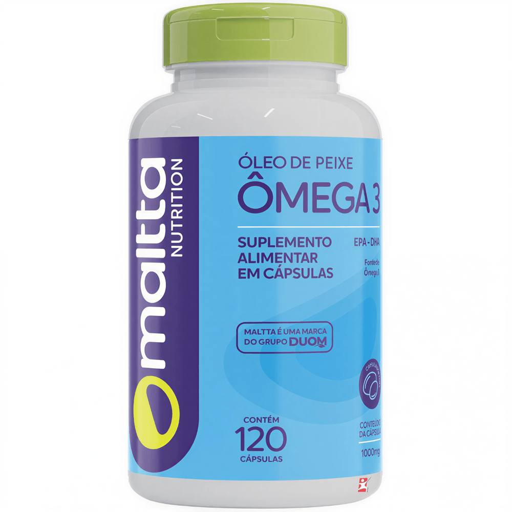 Ômega 3 Ultra Purificado EPA DHA Maltta Nutrition 1000mg 120 Cápsulas