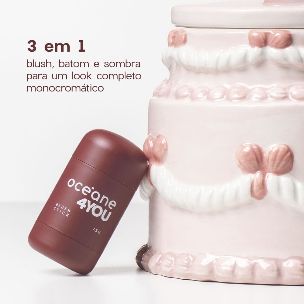 Blush em Bastão 4you Oceane Cor Cake