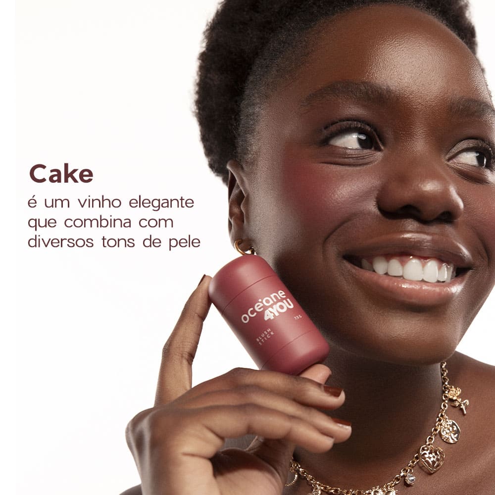 Blush em Bastão 4you Oceane Cor Cake