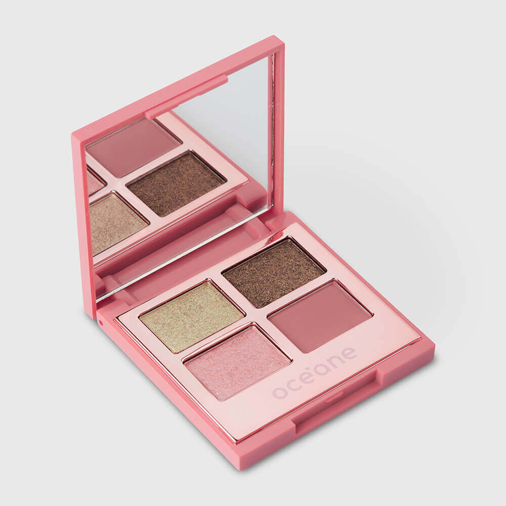 Paleta de Sombras 4 Eyeshadow Glossy Edition Oceane