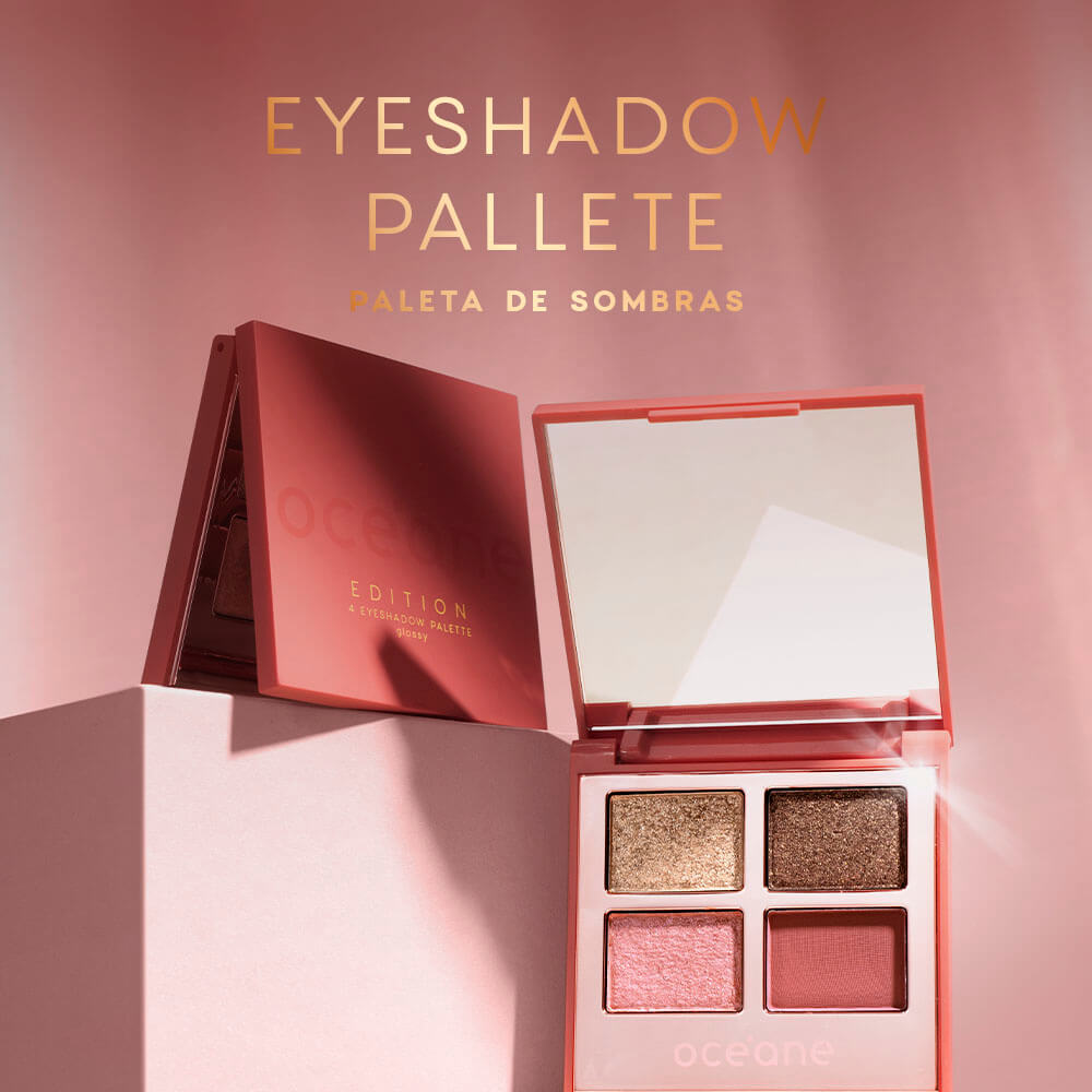 Paleta de Sombras 4 Eyeshadow Glossy Edition Oceane