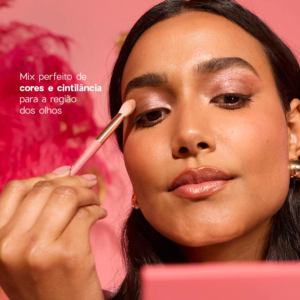 Paleta de Sombras 4 Eyeshadow Glossy Edition Oceane