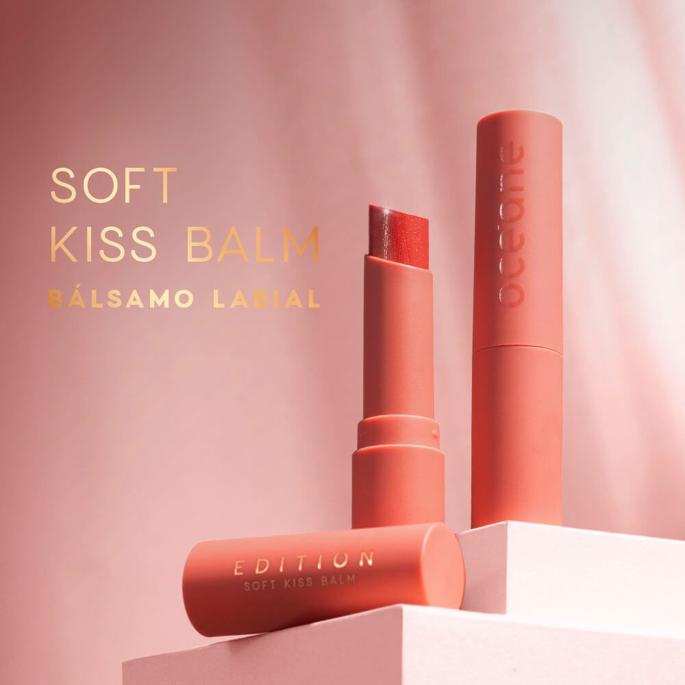 Bálsamo Labial Soft Kiss Glossy Cor Rose Pink