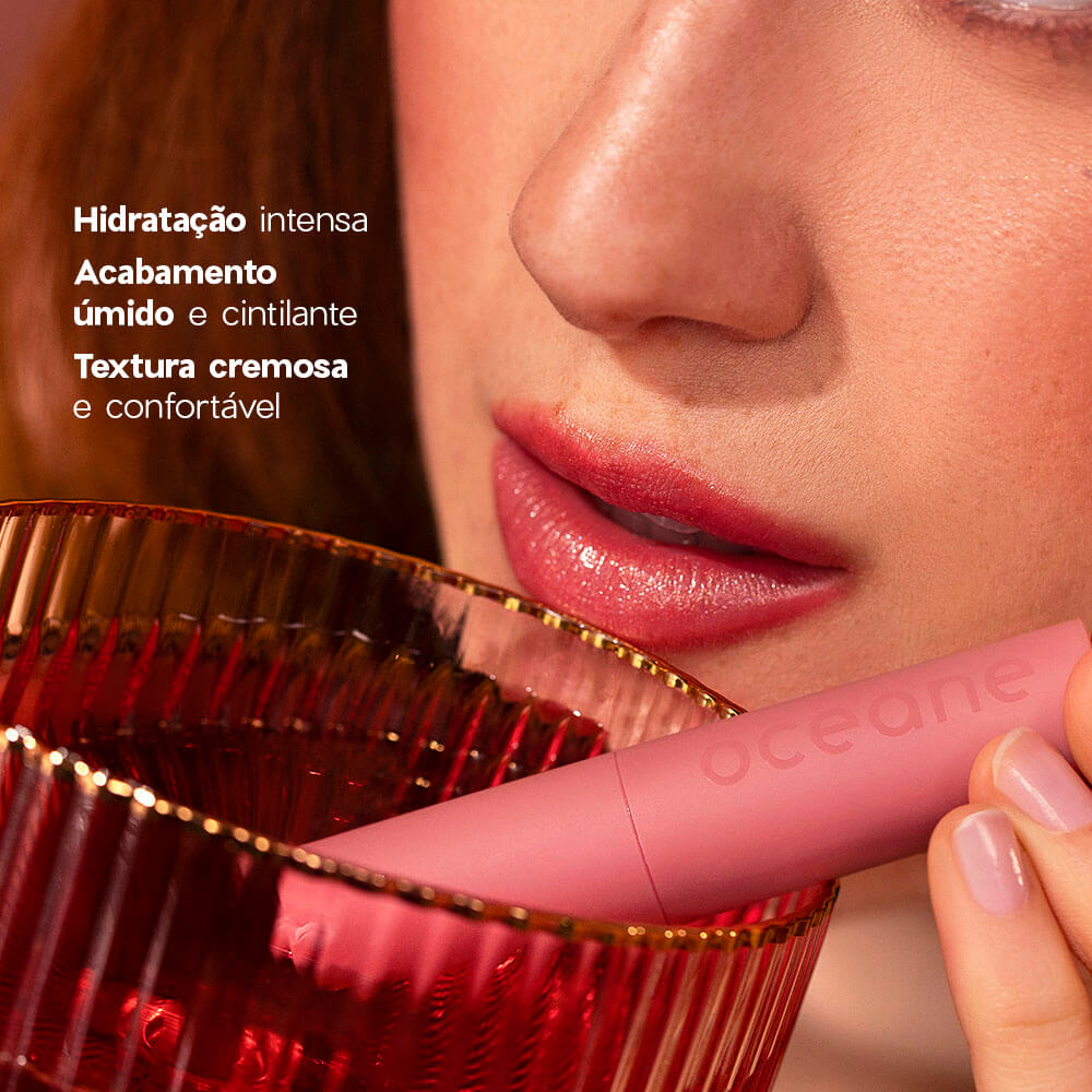 Bálsamo Labial Soft Kiss Glossy Cor Rose Pink