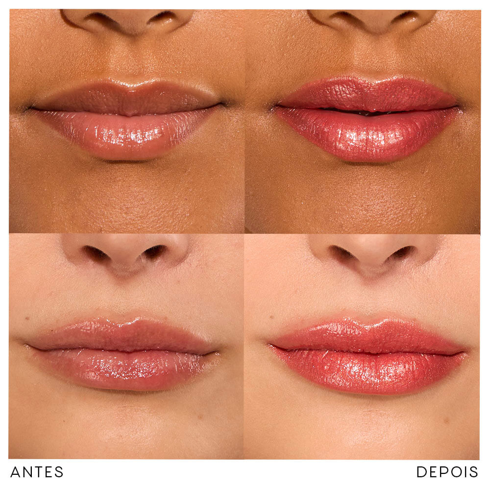 Bálsamo Labial Soft Kiss Glossy Cor Rose Pink