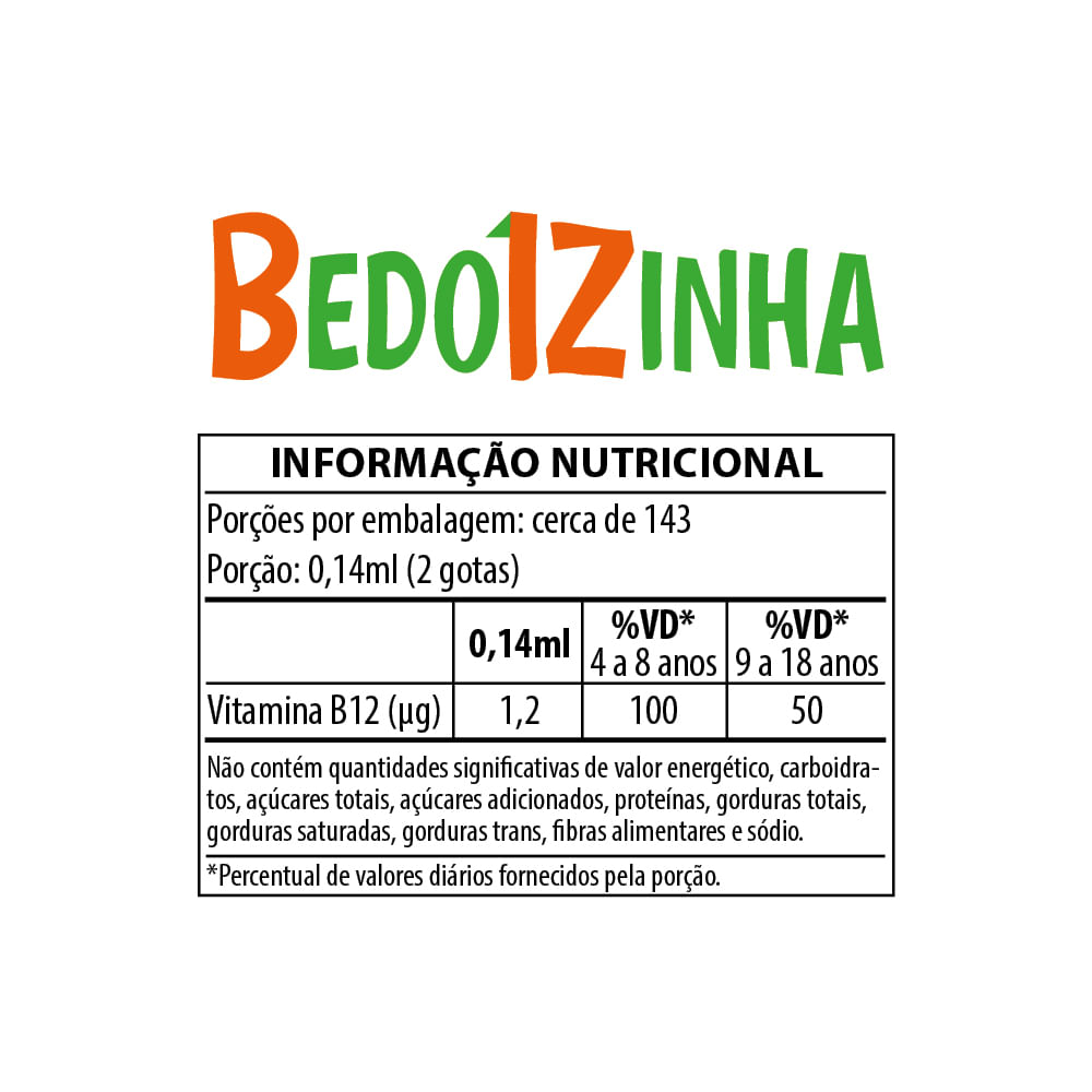 Bedoizinha Vitamina B12 La San Day 20ml