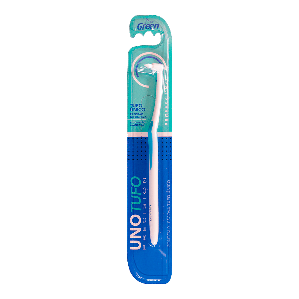 Escova Dental Uno Tufo Azul Green