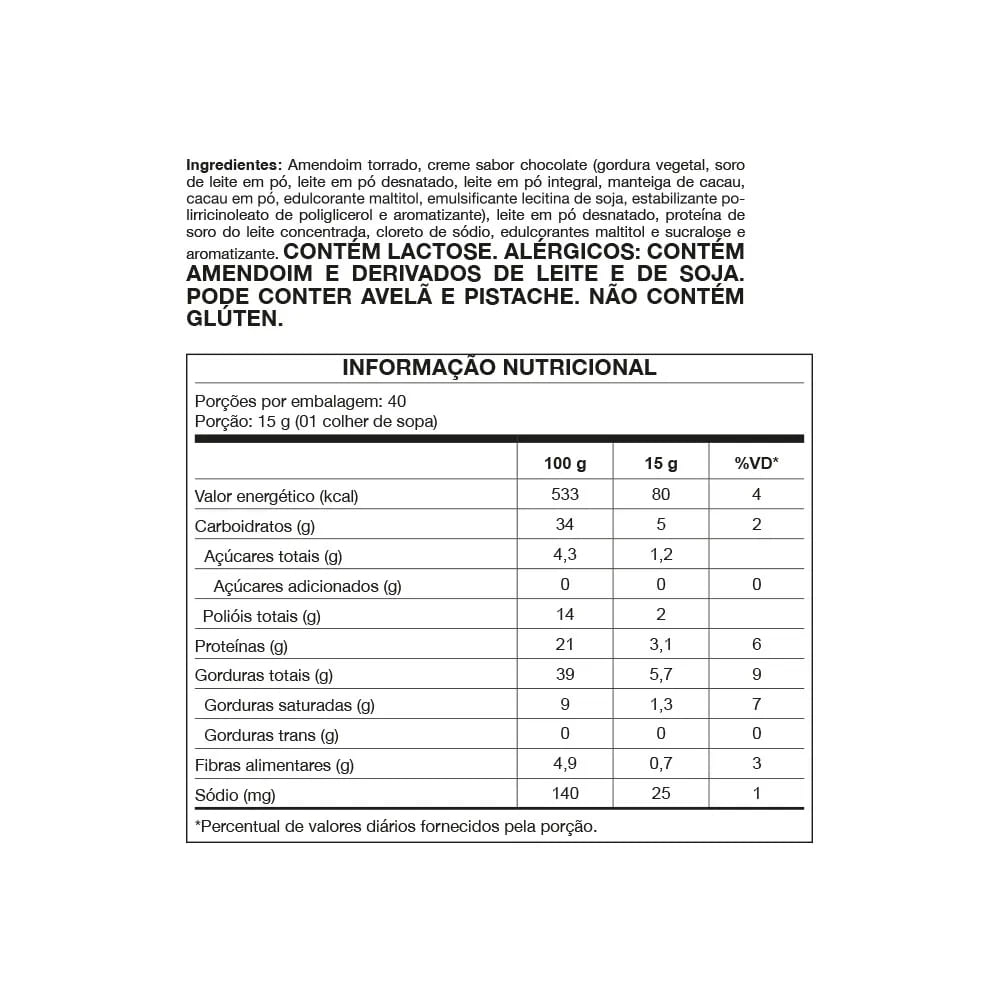 Pasta de Amendoim Com Whey Nutrata Leite Trufado 600g