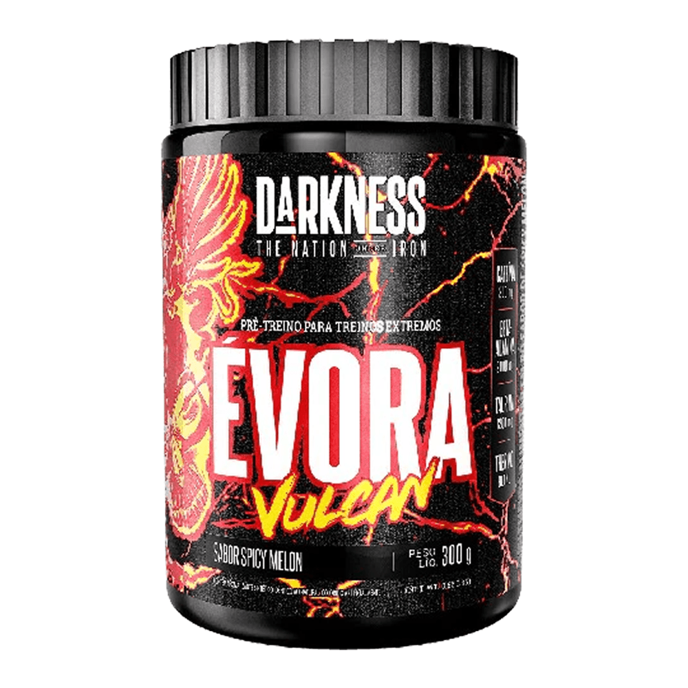 Pré-treino Évora Vulcan Sabor Spicy Melon Darkness 300g