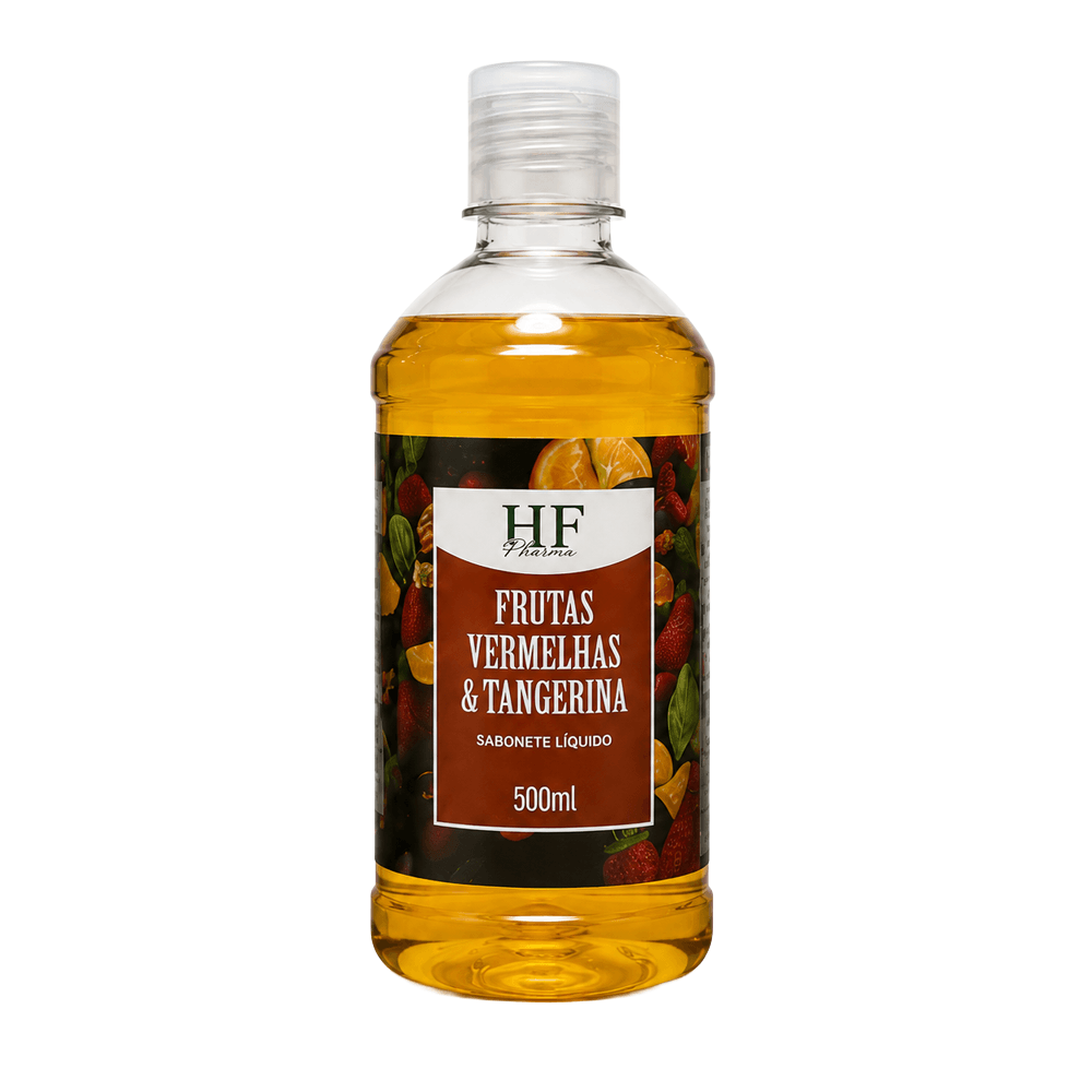 Sabonete Líquido Hf Pharma 500ml Frutas Vermelhas e Tangerina