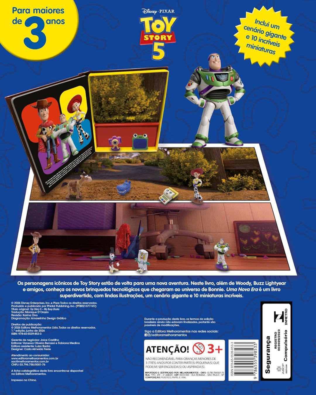 Livro Toy Story 5 Uma Nova Era Melhoramentos