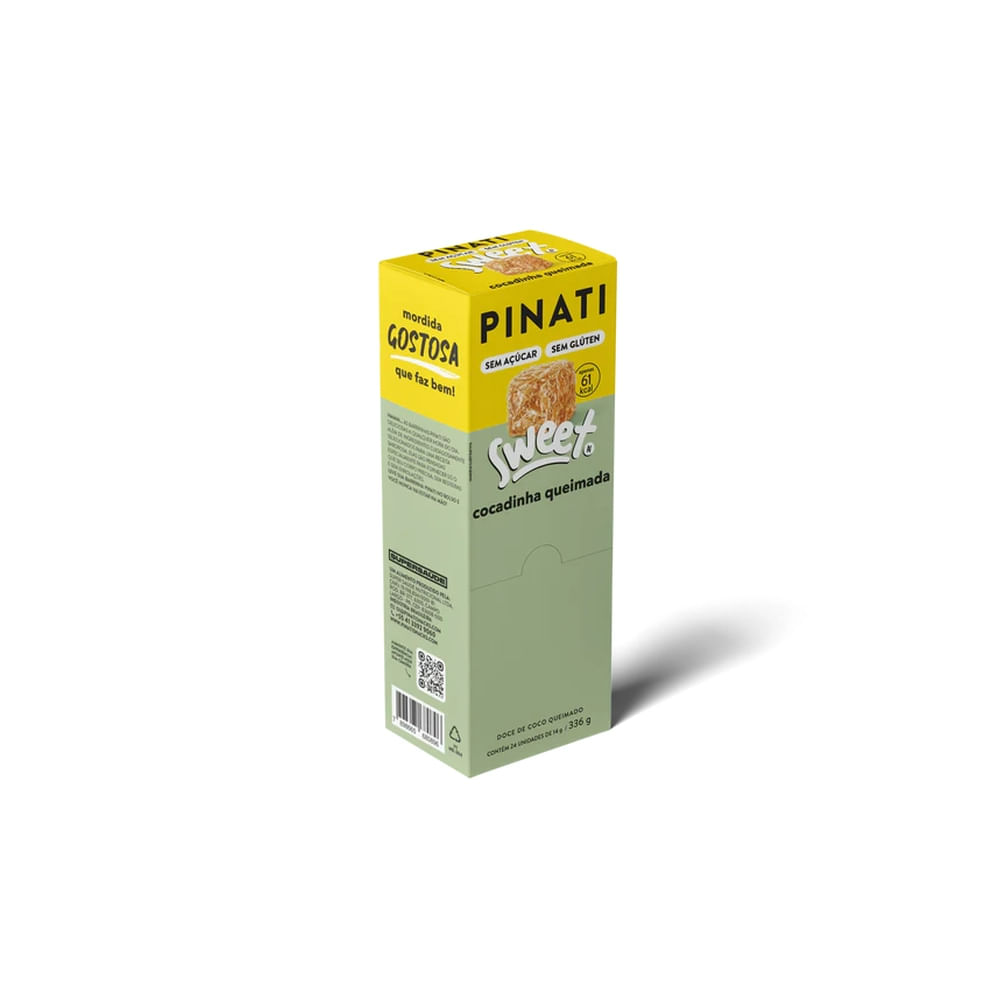 Sweet Cocadinha Queimada 14g Pinati 24 Unidades