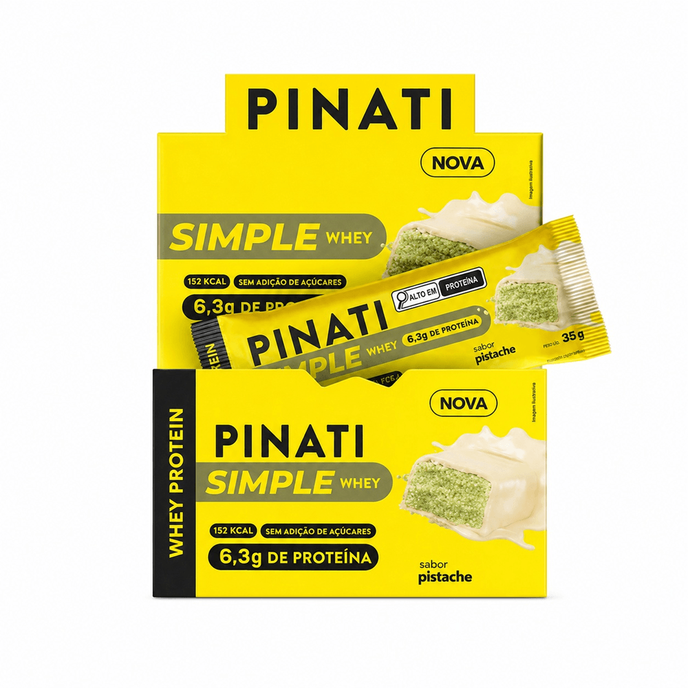 Simple Whey Sabor Pistache 35g Pinati 16 Unidades